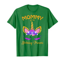 Load image into Gallery viewer, Mommy of The Unicorn Birthday Princess Matching Family T-Shirt