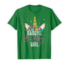 Load image into Gallery viewer, Daddy Of The B Day Girl Father Gifts Unicorn Birthday T-Shirt
