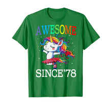 Load image into Gallery viewer, Unicorn 42nd Birthday Gift Rainbow 1978 42 Years Old T-Shirt
