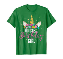 Load image into Gallery viewer, Uncle Of The Birthday Girl Uncle Gift Unicorn Birthday T-Shirt