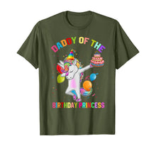 Load image into Gallery viewer, Mens Daddy of the Birthday Princess Unicorn Outfit T-Shirt