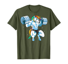 Load image into Gallery viewer, Unicorn Weightlifting Squads Bodybuilding Birthday Gift T-Shirt