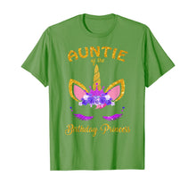 Load image into Gallery viewer, Auntie of the Birthday Princess Unicorn Girl T-Shirt