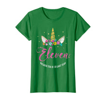 Load image into Gallery viewer, 11 Years Old Birthday Girl Gifts Unicorn 11th Birthday T-Shirt