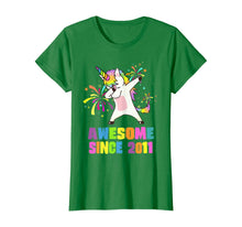 Load image into Gallery viewer, 9 Years Old 9th Birthday Awesome Since 2011 Unicorn T-Shirt