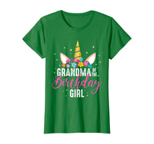 Load image into Gallery viewer, Grandma Of The Birthday Girl Grandma Gift Unicorn Birthday T-Shirt