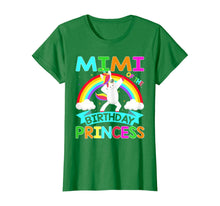 Load image into Gallery viewer, Mimi Of The Birthday Princess T-Shirt Dabbing Unicorn Gift T-Shirt