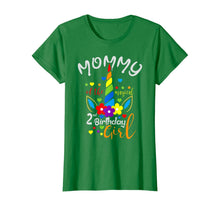 Load image into Gallery viewer, Unicorn Mommy of the 2nd Birthday Girl Matching Family T-Shirt