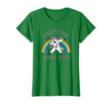 Load image into Gallery viewer, Dabbing Unicorn Birthday Girl Gifts 11 Years Old Since 2008 T-Shirt