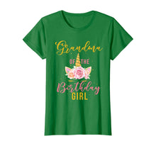 Load image into Gallery viewer, Grandma Birthday Girl Grandmother Gifts Unicorn Birthday T-Shirt