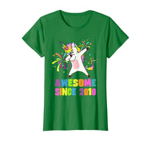 Load image into Gallery viewer, 10 Years Old 10th Birthday Awesome Since 2010 Unicorn T-Shirt