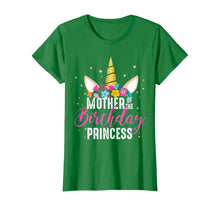 Load image into Gallery viewer, Mother Of The Birthday Princess Mommy Gifts Unicorn Birthday T-Shirt