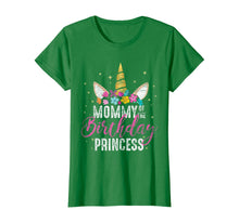 Load image into Gallery viewer, Mommy Of The Birthday Princess Mother Gift Unicorn Birthday T-Shirt