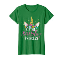 Load image into Gallery viewer, Sister Of The Birthday Princess Gifts Unicorn Birthday T-Shirt