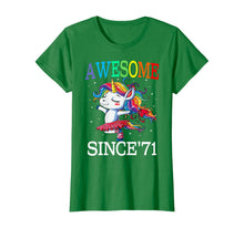Load image into Gallery viewer, Unicorn 49th Birthday Gift Rainbow 1971 49 Years Old T-Shirt