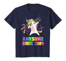 Load image into Gallery viewer, 16 Years Old 16th Birthday Awesome Since 2004 Unicorn T-Shirt