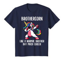 Load image into Gallery viewer, Unicorn Brother Girl Birthday Party Apparel BrotherCorn Cute T-Shirt