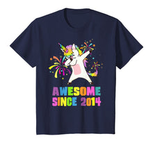 Load image into Gallery viewer, 6 Years Old 6th Birthday Awesome Since 2014 Unicorn T-Shirt