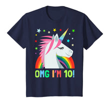 Load image into Gallery viewer, Unicorn Birthday Shirts For 10 Year Old Girls Boys OMG Gift