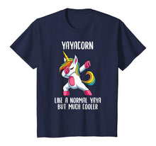 Load image into Gallery viewer, Unicorn Yaya Girl Birthday Party Apparel Greek YayaCorn Cute T-Shirt