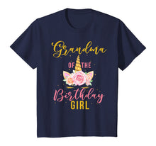 Load image into Gallery viewer, Grandma Birthday Girl Grandmother Gifts Unicorn Birthday T-Shirt