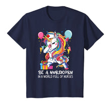 Load image into Gallery viewer, Funny Unicorn Dabbing Nurse Shirt Nursicorn Nursing Birthday