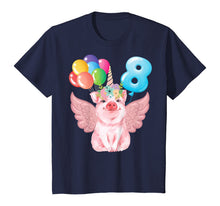 Load image into Gallery viewer, 8th Birthday Shirt Girl Pig and Unicorn Lovers Gift 8 Years