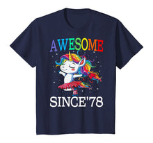 Load image into Gallery viewer, Unicorn 42nd Birthday Gift Rainbow 1978 42 Years Old T-Shirt
