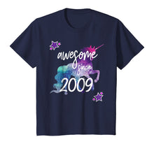 Load image into Gallery viewer, Awesome Since 2009 Unicorn Birthday Shirt