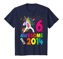 Load image into Gallery viewer, 6th Birthday Dabbing Unicorn Party Gift For 6 Years Old Girl T-Shirt
