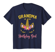 Load image into Gallery viewer, Grandma Of The Birthday Girl Party Outfit Unicorn Matching T-Shirt