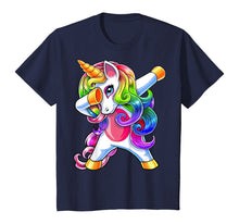 Load image into Gallery viewer, Dabbing Unicorn Birthday Shirt Girls Cute Unicorn Gift Girls