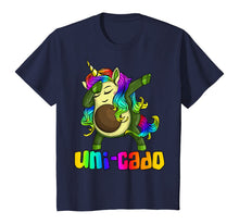 Load image into Gallery viewer, Uni Cado Dabbing Unicorn Avocado Rainbow Girl Birthday Gift T-Shirt