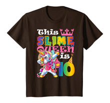 Load image into Gallery viewer, Girl Slime Queen 10 10th Birthday Unicorn T Shirt Gift