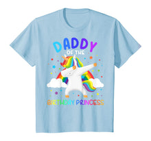 Load image into Gallery viewer, Unicorn Daddy, Cute Fantasy Tee for Family Birthday Party T-Shirt