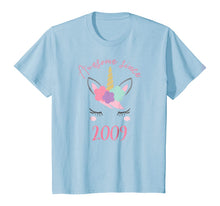 Load image into Gallery viewer, Unicorn Awesome Since 2009, Unicorn 9th Birthday Girl Shirt