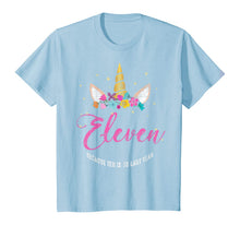Load image into Gallery viewer, 11 Years Old Birthday Girl Gifts Unicorn 11th Birthday T-Shirt