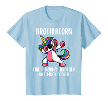 Load image into Gallery viewer, Unicorn Brother Girl Birthday Party Apparel BrotherCorn Cute T-Shirt
