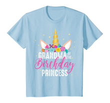 Load image into Gallery viewer, Grandma Of The Birthday Princess Gifts Unicorn Birthday T-Shirt