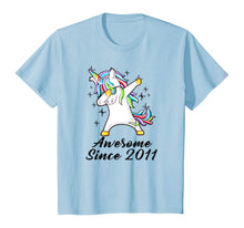 Load image into Gallery viewer, Unicorn Dabbing Awesome Since 2011 8th yrs Birthday Gifts