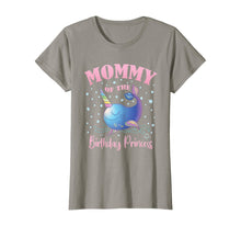 Load image into Gallery viewer, Mommy Of The Birthday Princess Girl Unicorn Narwhal B-day T-Shirt