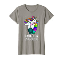 Load image into Gallery viewer, Dadacorn Dad Only More Awesome Mens Unicorn Birthday Gift T-Shirt