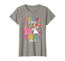Load image into Gallery viewer, This Girl Is Now 10 Double Digits Gift Unicorn 10th Birthday T-Shirt