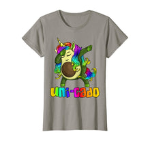 Load image into Gallery viewer, Uni Cado Dabbing Unicorn Avocado Rainbow Girl Birthday Gift T-Shirt
