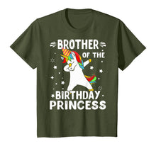 Load image into Gallery viewer, Dabbing Unicorn Brother Of The Birthday Princess Funny T-Shirt