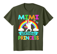 Load image into Gallery viewer, Mimi Of The Birthday Princess T-Shirt Dabbing Unicorn Gift T-Shirt