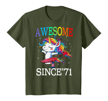 Load image into Gallery viewer, Unicorn 49th Birthday Gift Rainbow 1971 49 Years Old T-Shirt