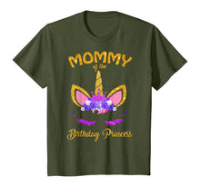 Load image into Gallery viewer, Mommy of The Unicorn Birthday Princess Matching Family T-Shirt