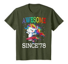 Load image into Gallery viewer, Unicorn 42nd Birthday Gift Rainbow 1978 42 Years Old T-Shirt