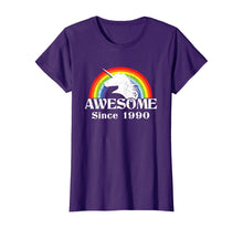 Load image into Gallery viewer, Rainbow Unicorn 30th birthday gift 30 Birthday T-Shirt